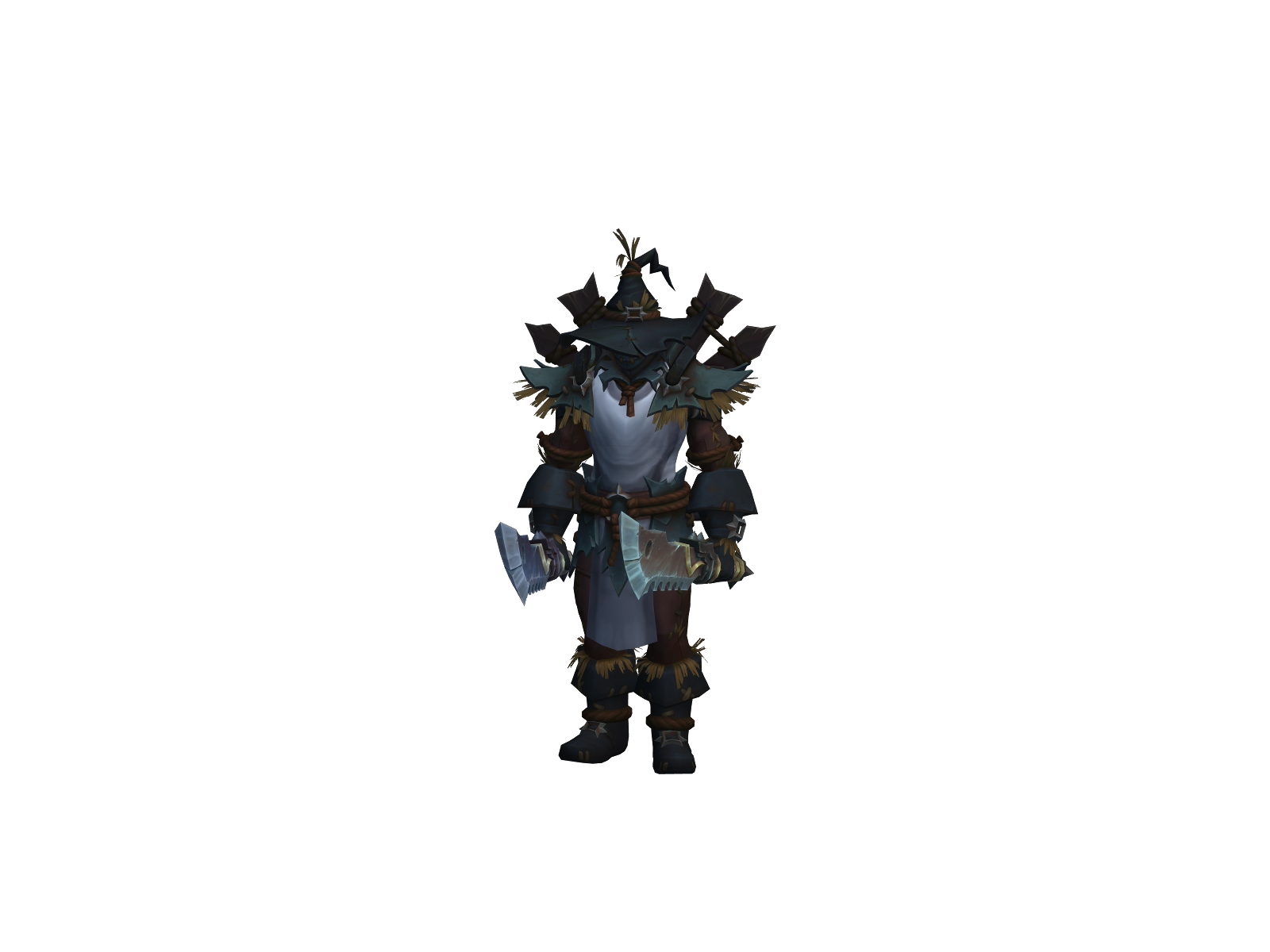 Uzis 3D character render