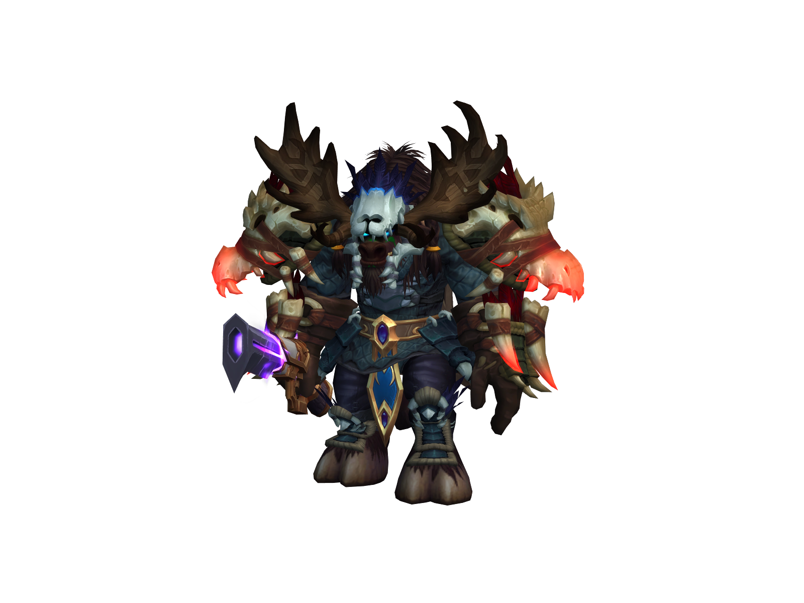 Les 3D character render