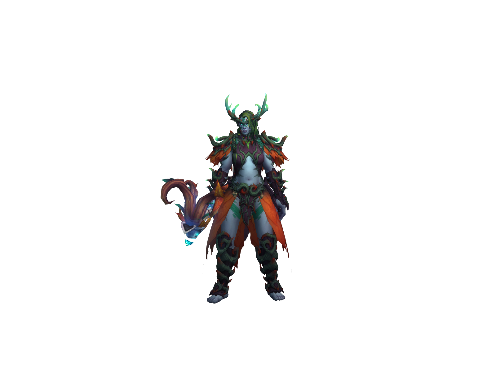 Tikibiki 3D character render
