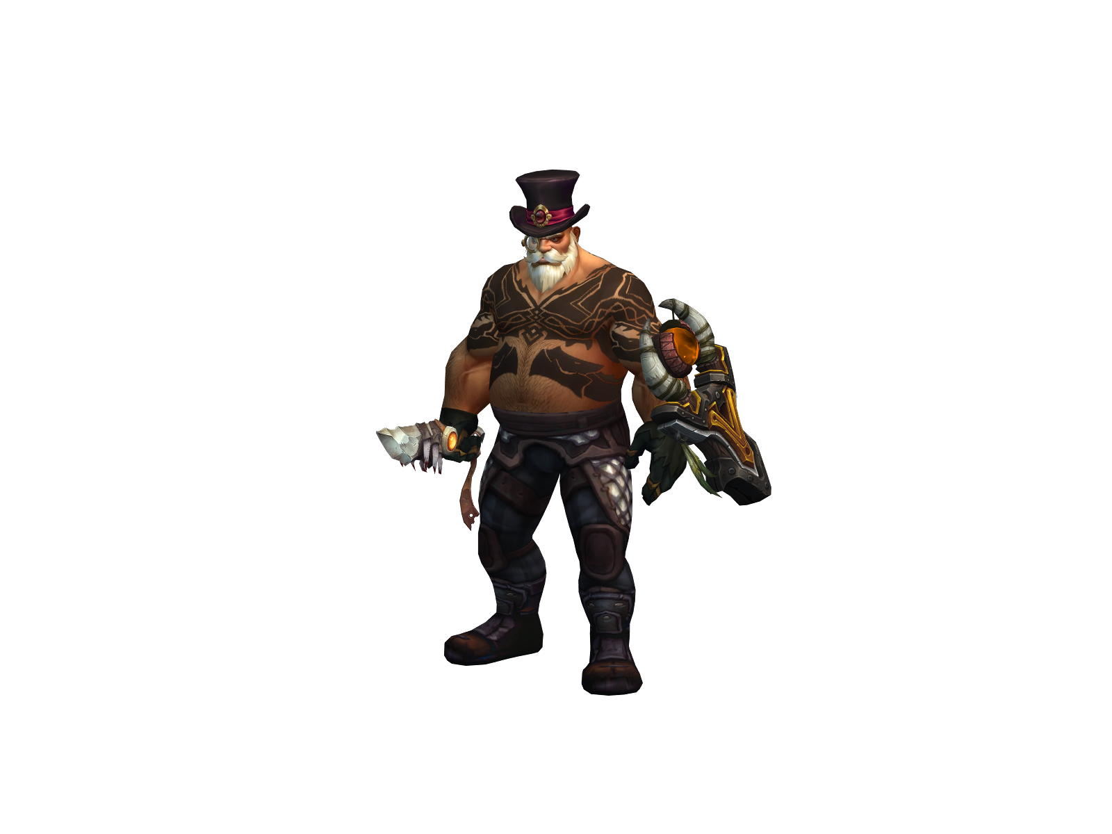 Gigawatt 3D character render