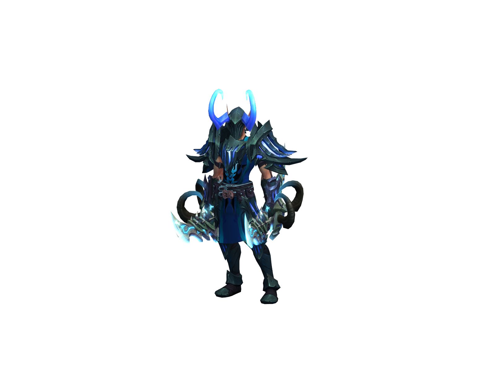 Glider 3D character render