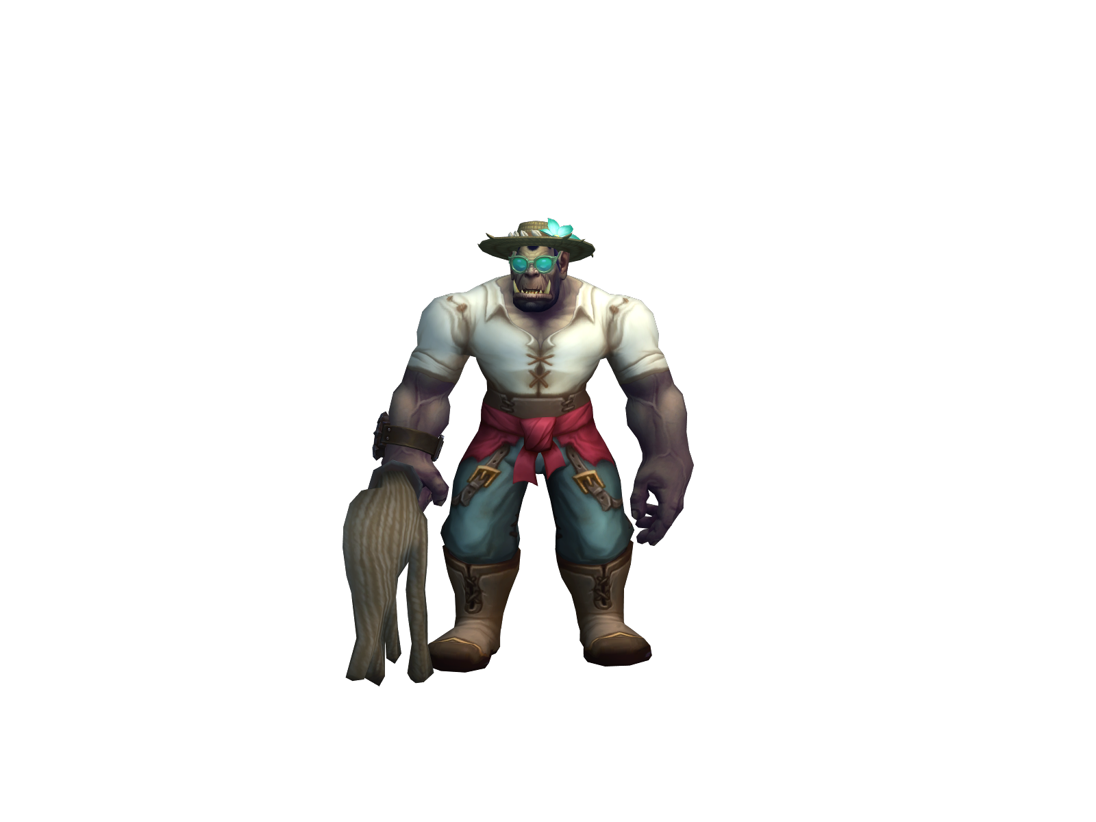 Chomrogg 3D character render