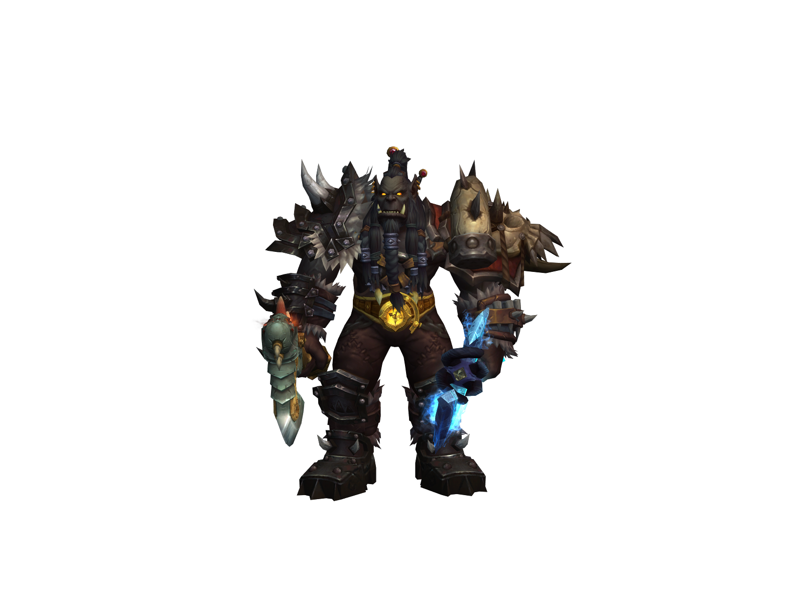 Oghar 3D character render