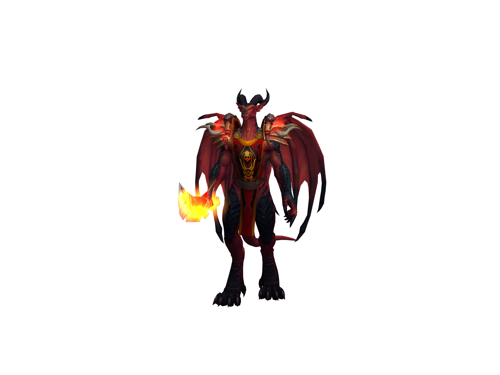 Scaly 3D character render