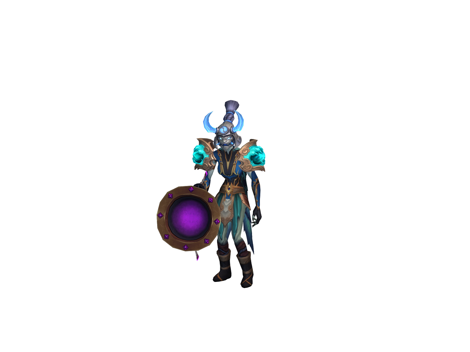 Dalaimama 3D character render