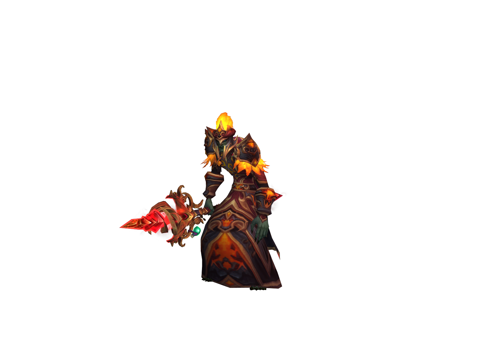 Gnarley 3D character render