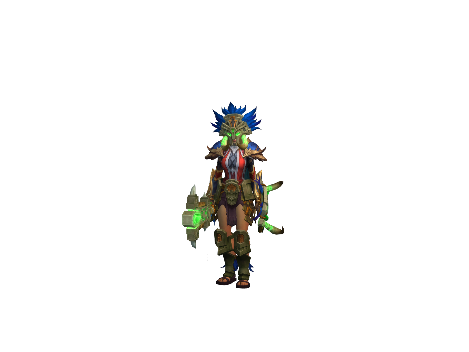 Eloslow 3D character render