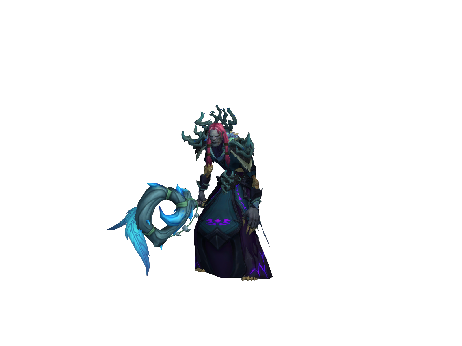 Skeletard 3D character render