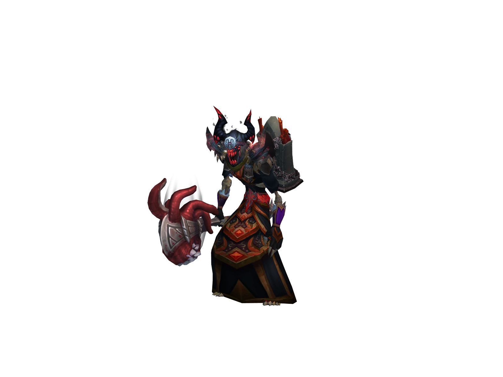 Rainingbløød 3D character render