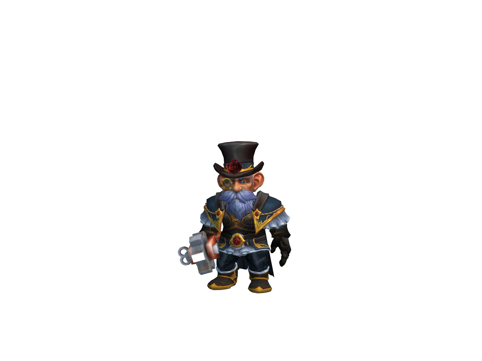 Drosselmeyer 3D character render
