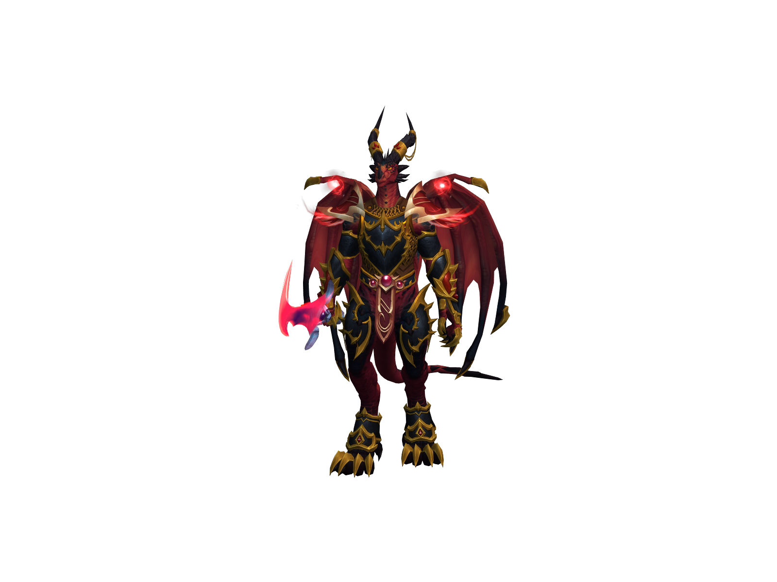 Dracuujin 3D character render