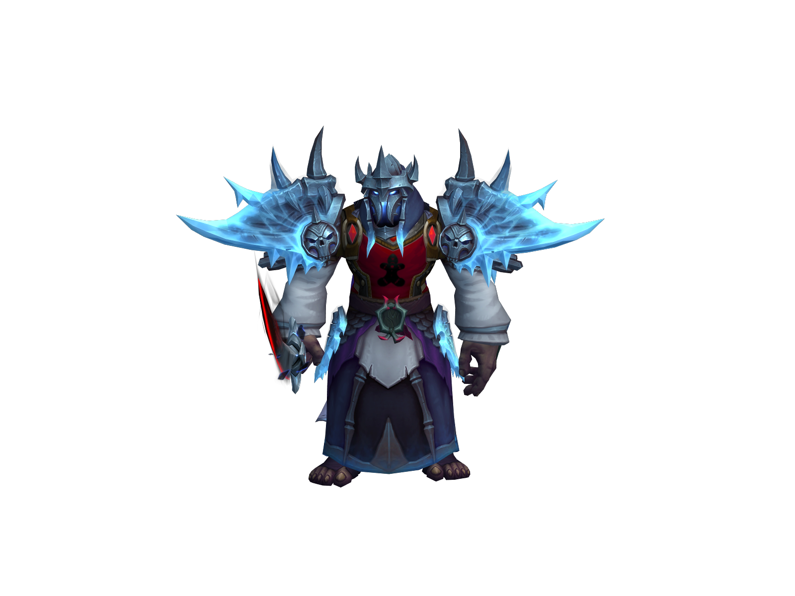 Corpsepetal 3D character render