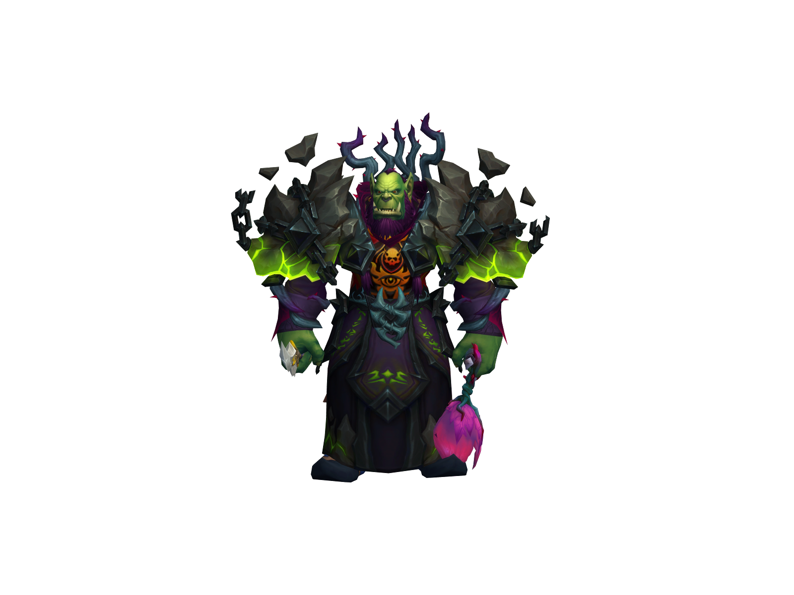 Silentretard 3D character render