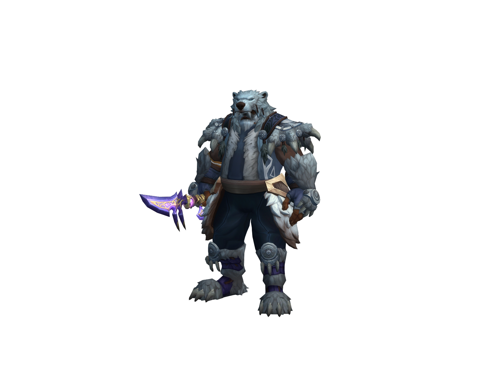 Shirohige 3D character render