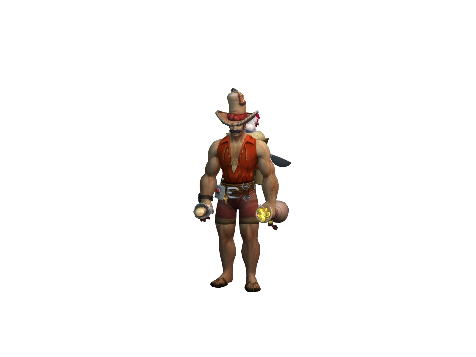 Bobo 3D character render