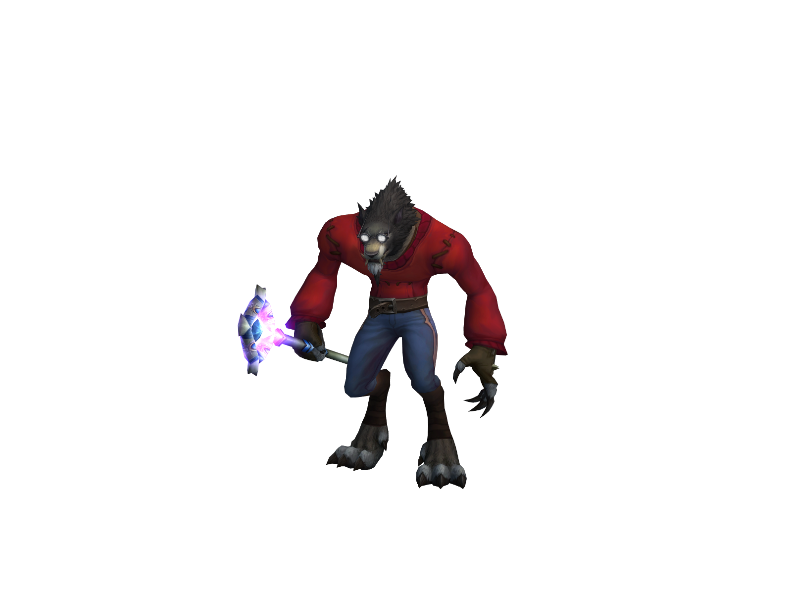 Doctafuzz 3D character render