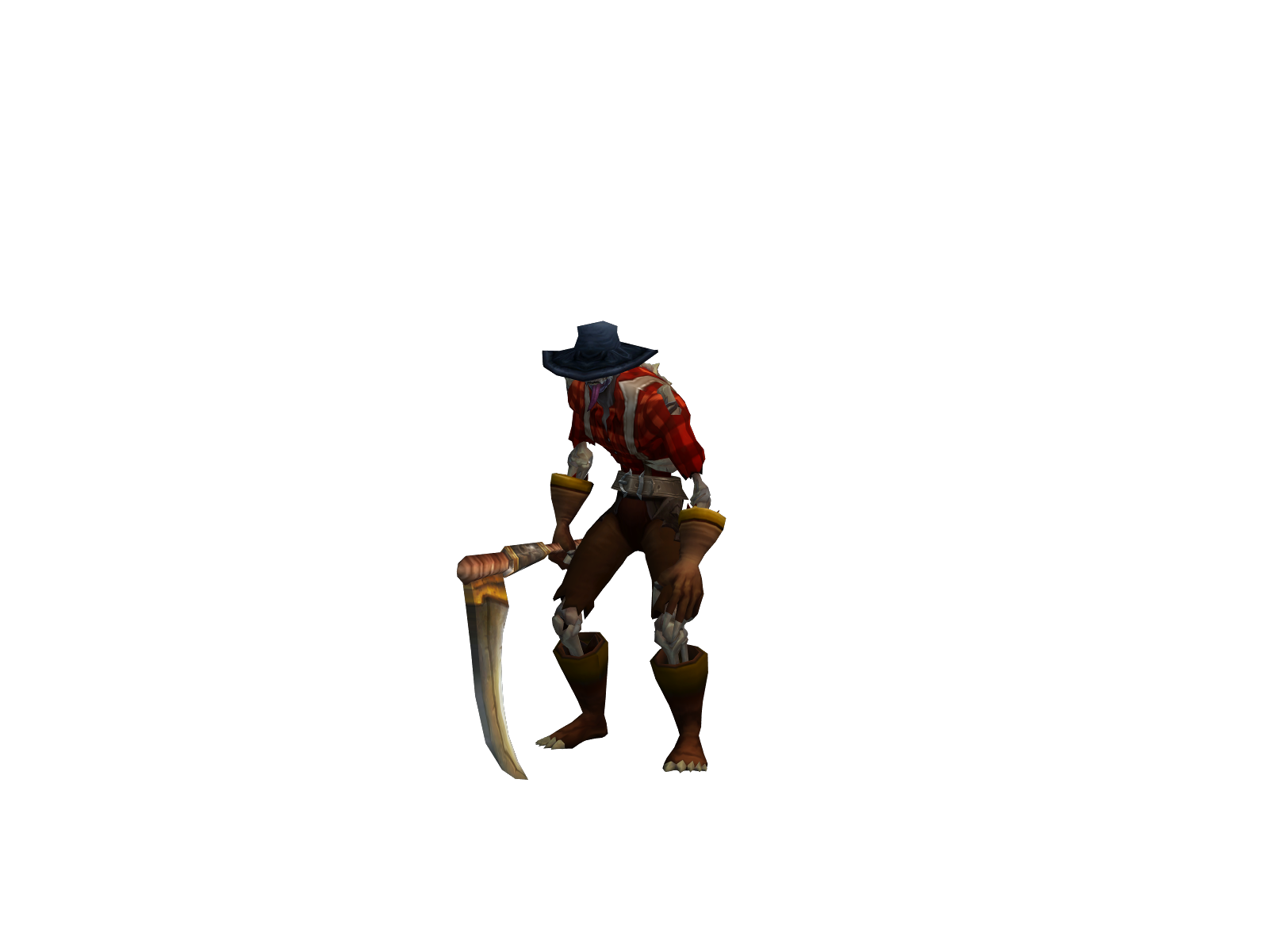 Mallus 3D character render