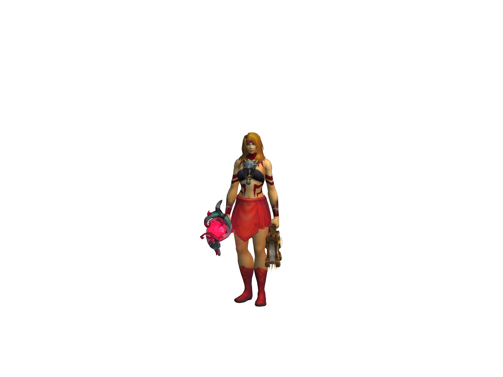 Babette 3D character render