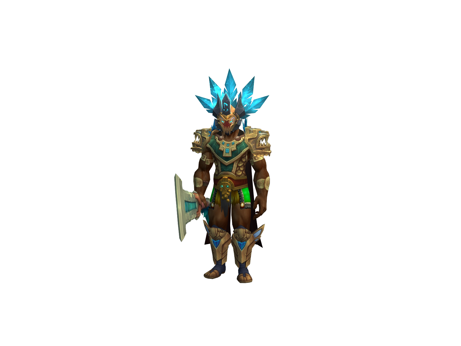 Kukulkán 3D character render