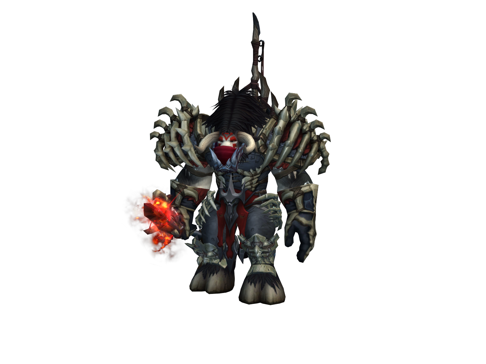 Attack 3D character render