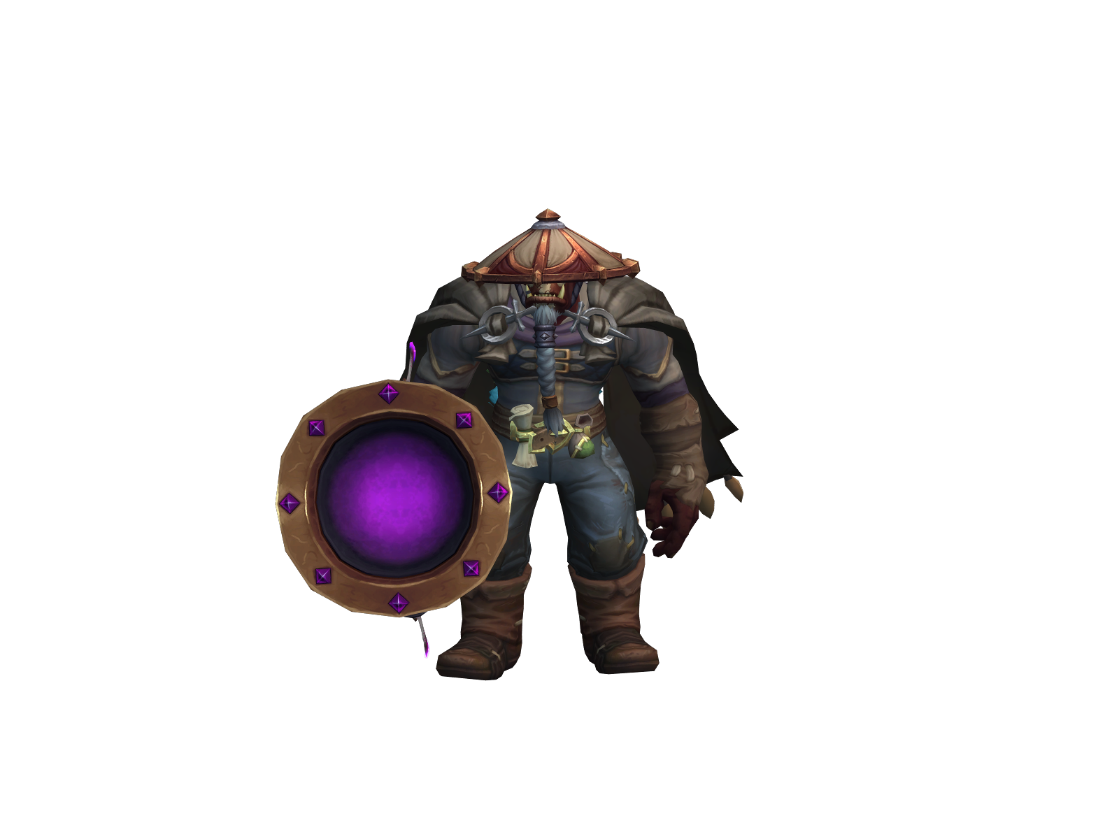 Hallovárk 3D character render