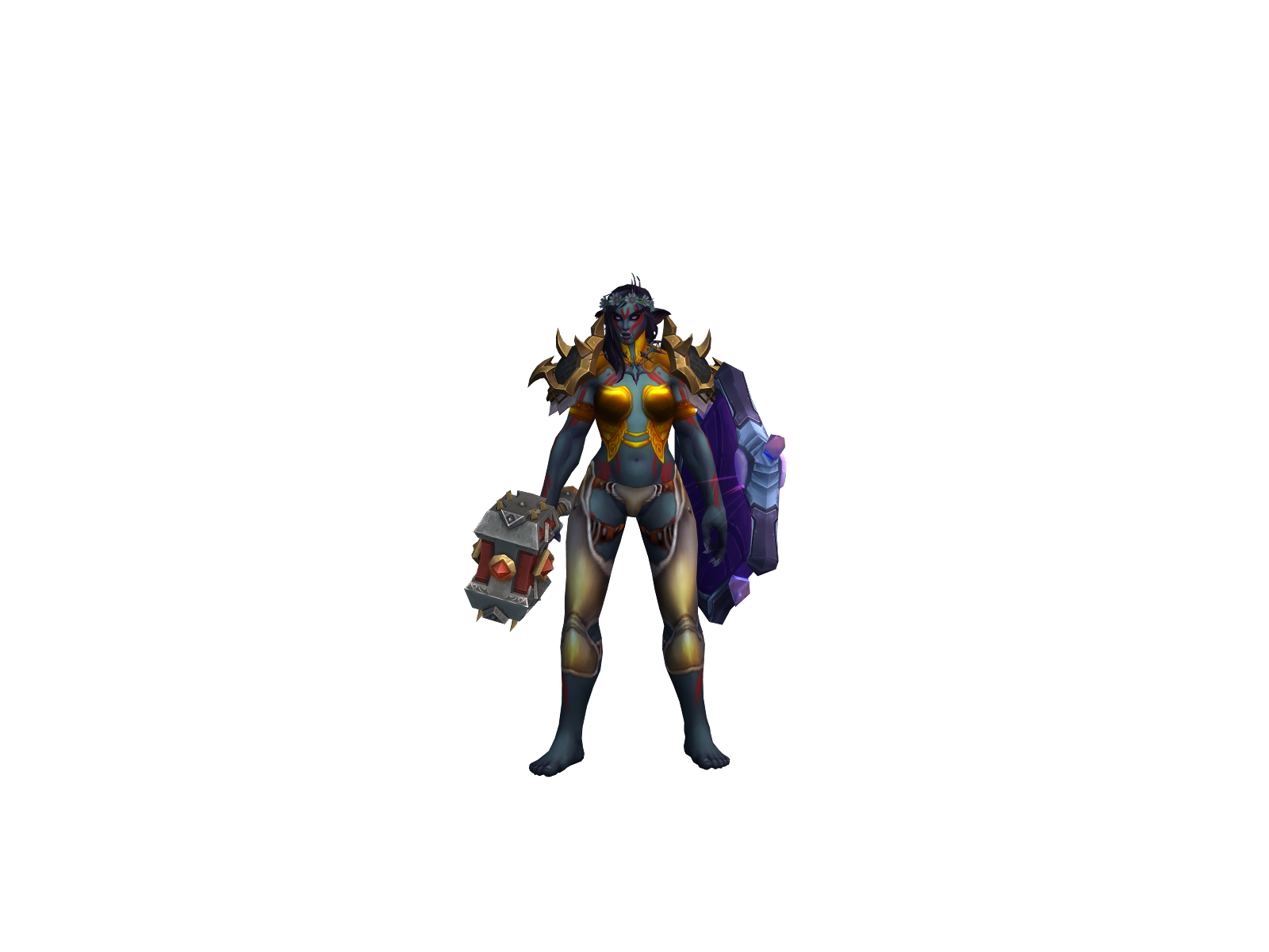 Porkleg 3D character render