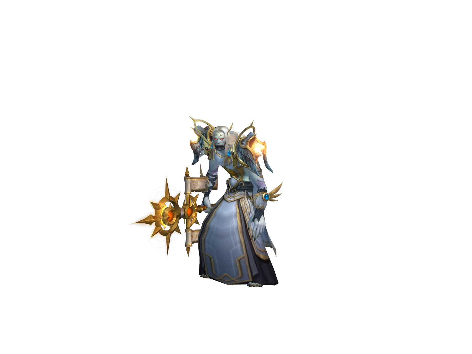 Undeathly 3D character render