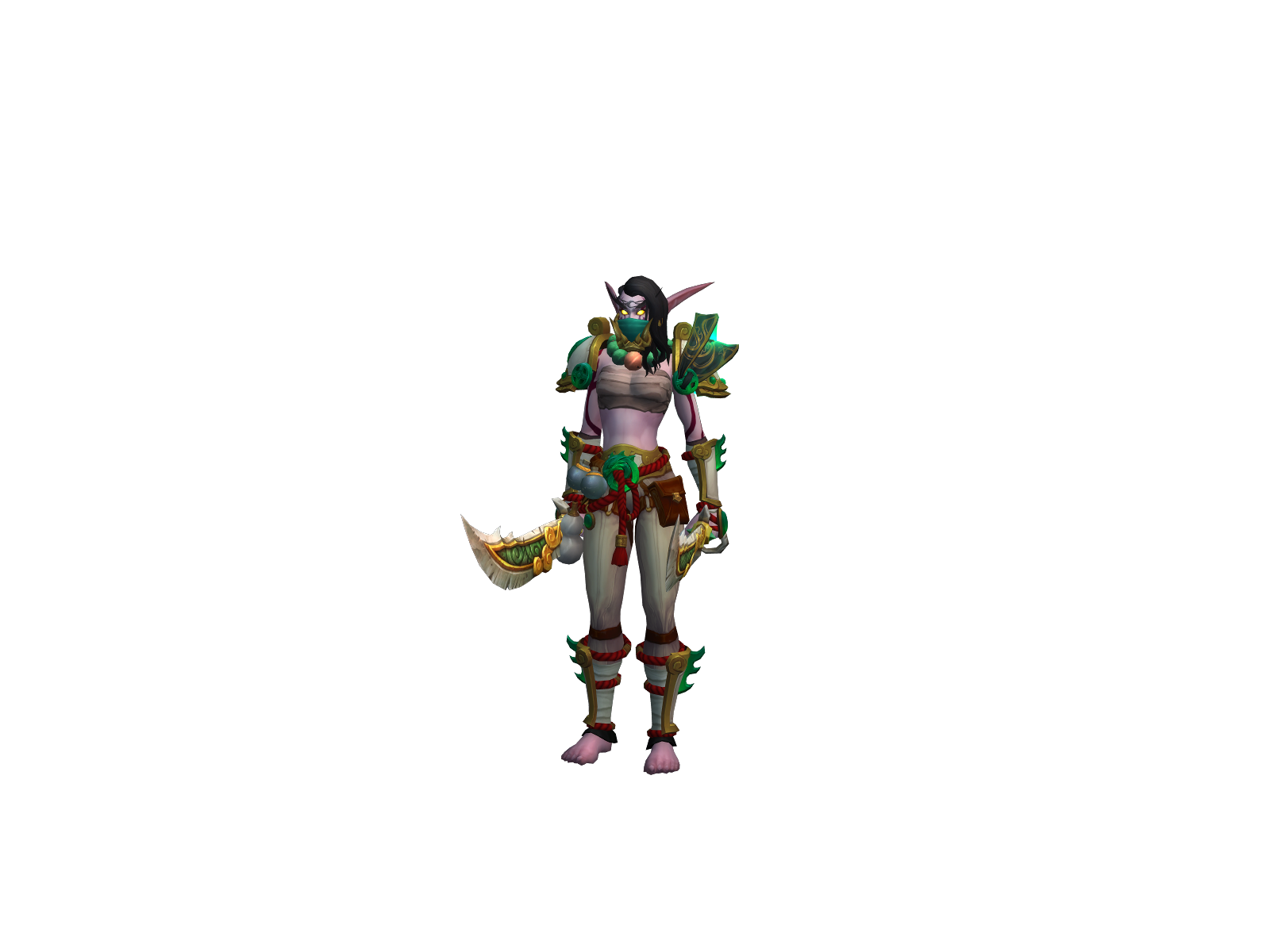 Yulon 3D character render