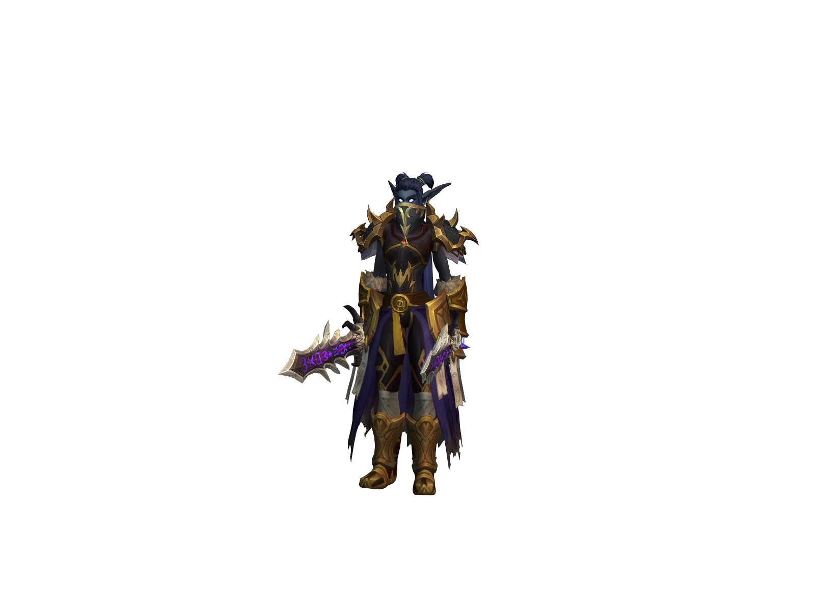 Areira 3D character render