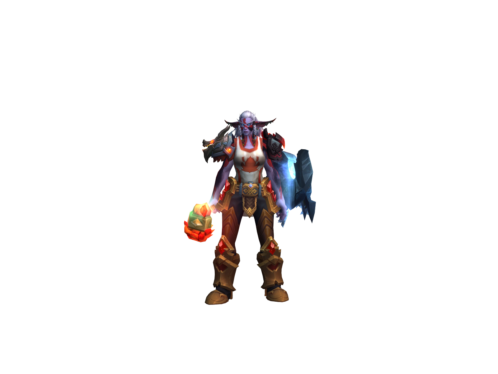 Sustained 3D character render