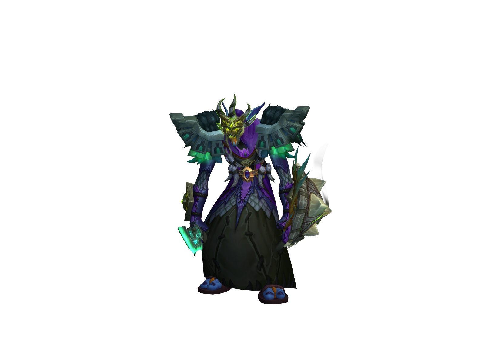 Supertheg 3D character render
