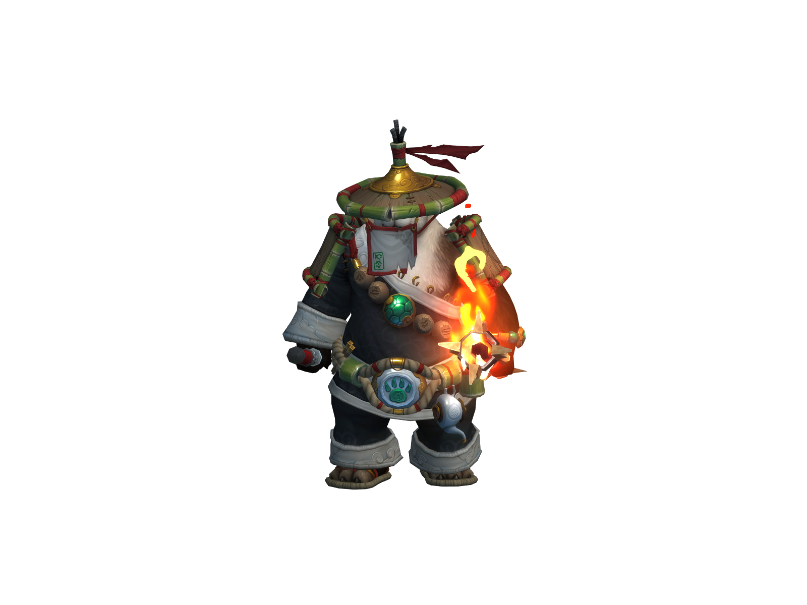 Podapanda 3D character render