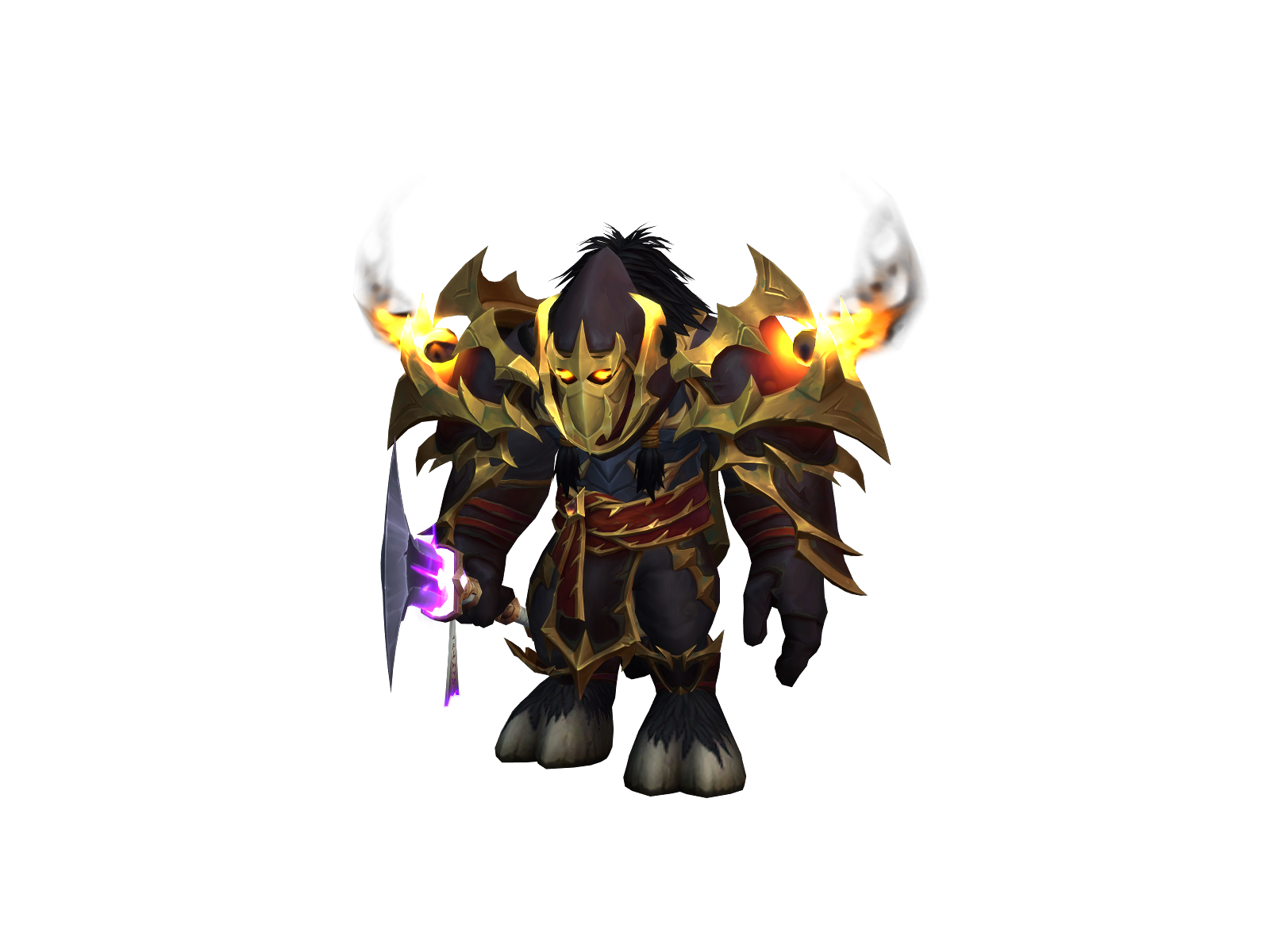 Fluffytoes 3D character render