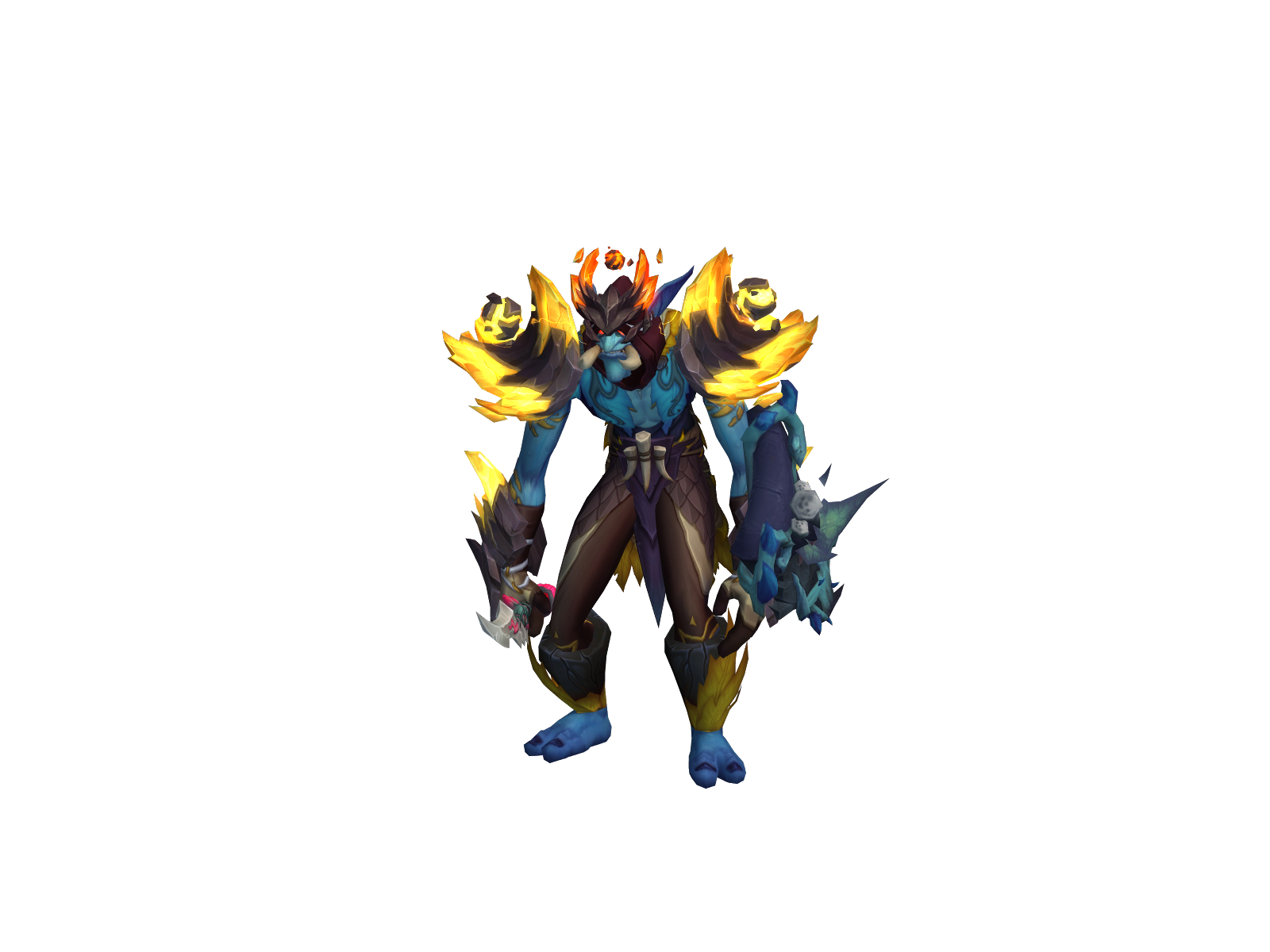 Voudogeist 3D character render