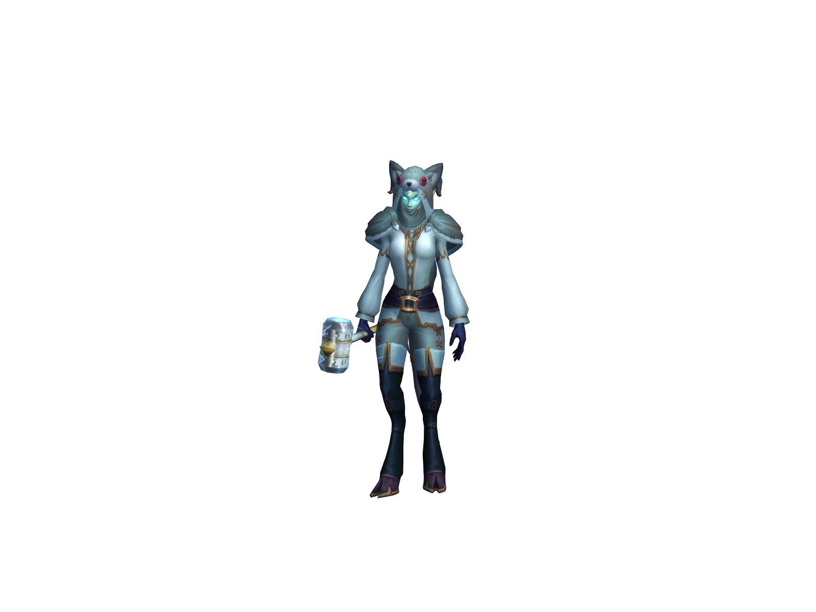 Zarna 3D character render