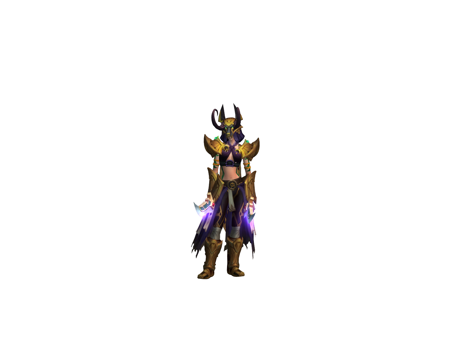 Prepared 3D character render