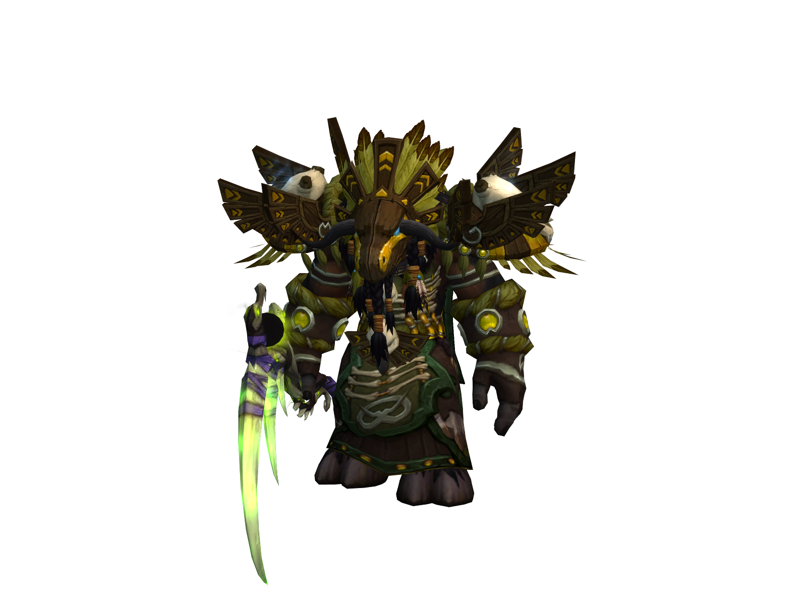 Herborial 3D character render