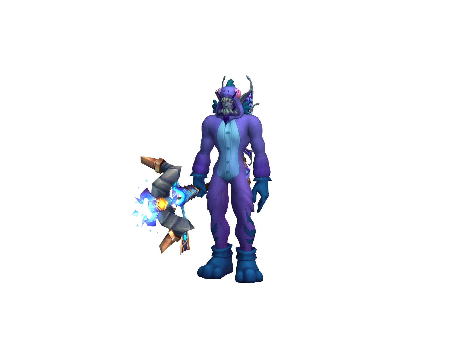 Guitarsolos 3D character render