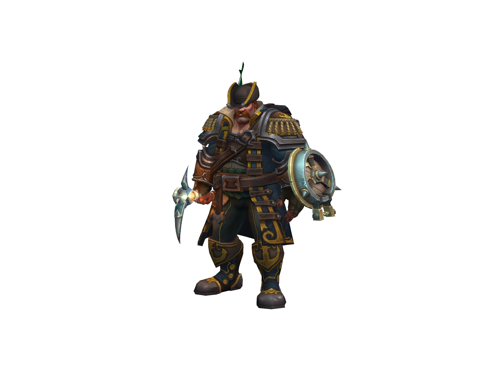 Zaroman 3D character render