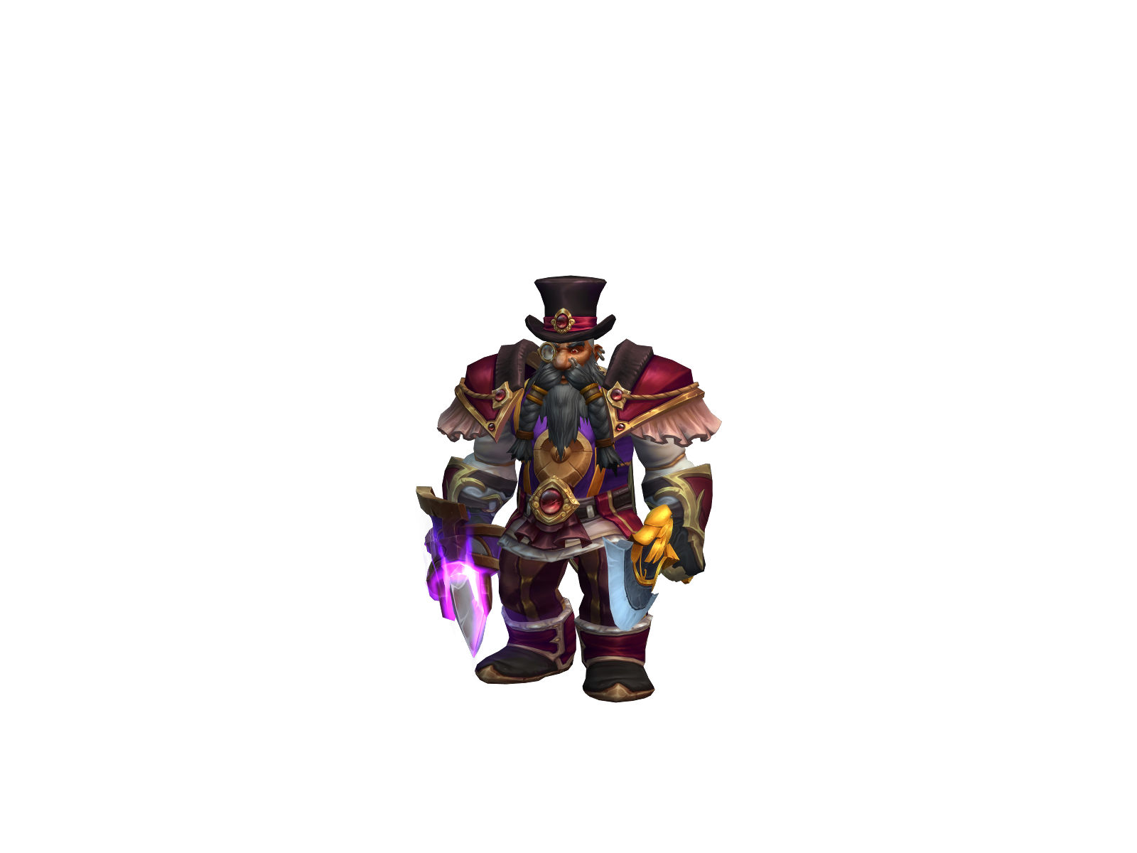 Fronaldfrump 3D character render