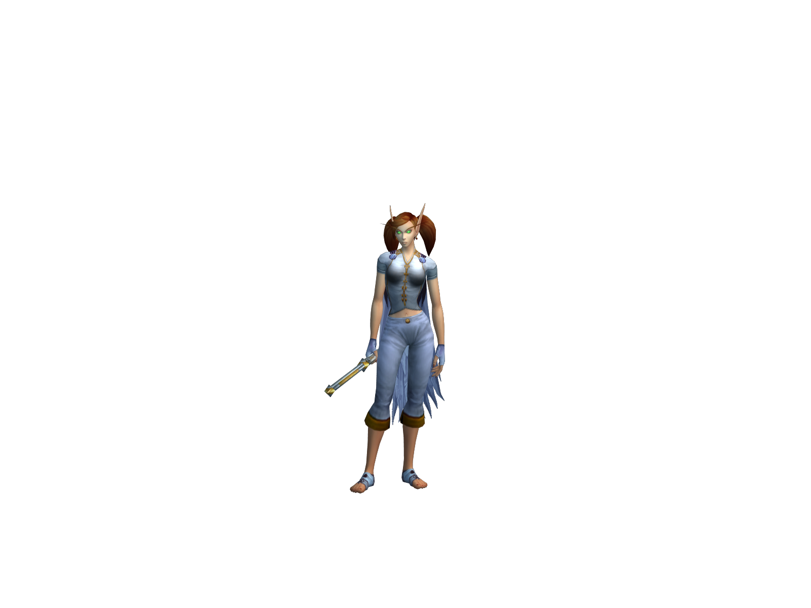Terei 3D character render