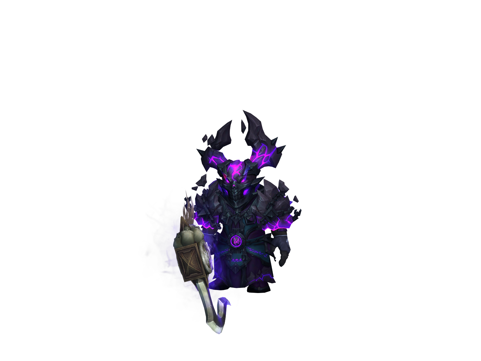 Frack 3D character render