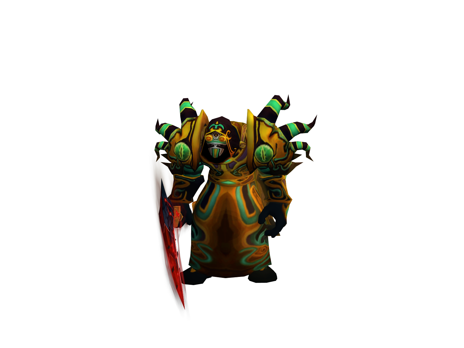 Deppthcharge 3D character render