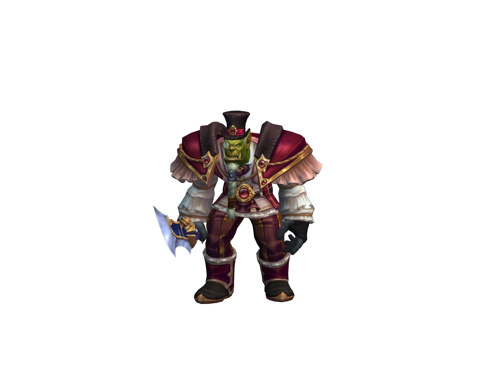 Skromtok 3D character render