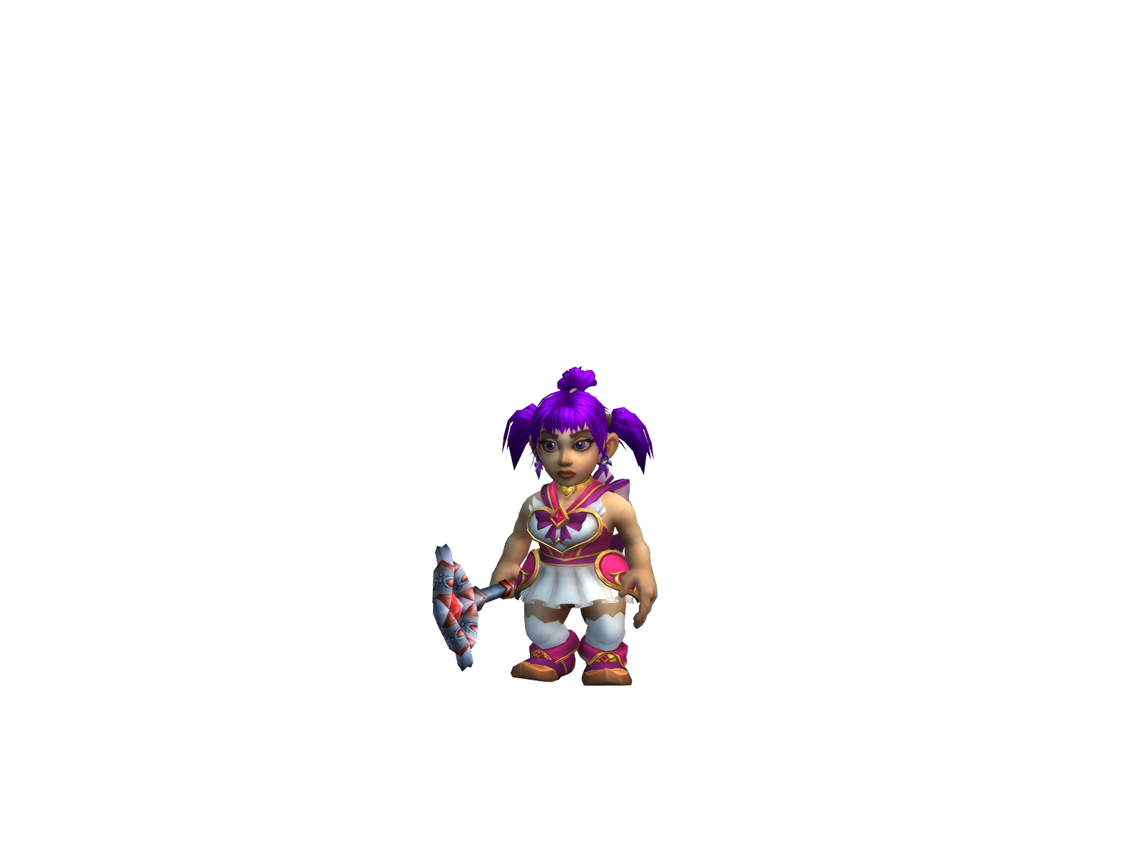 Furidin 3D character render
