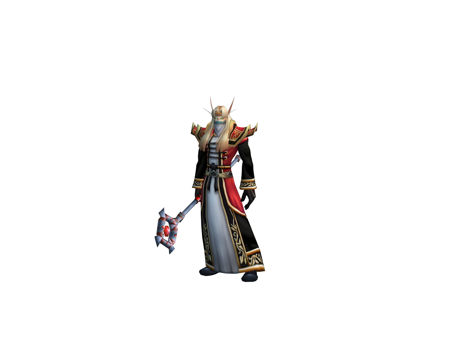 Preach 3D character render
