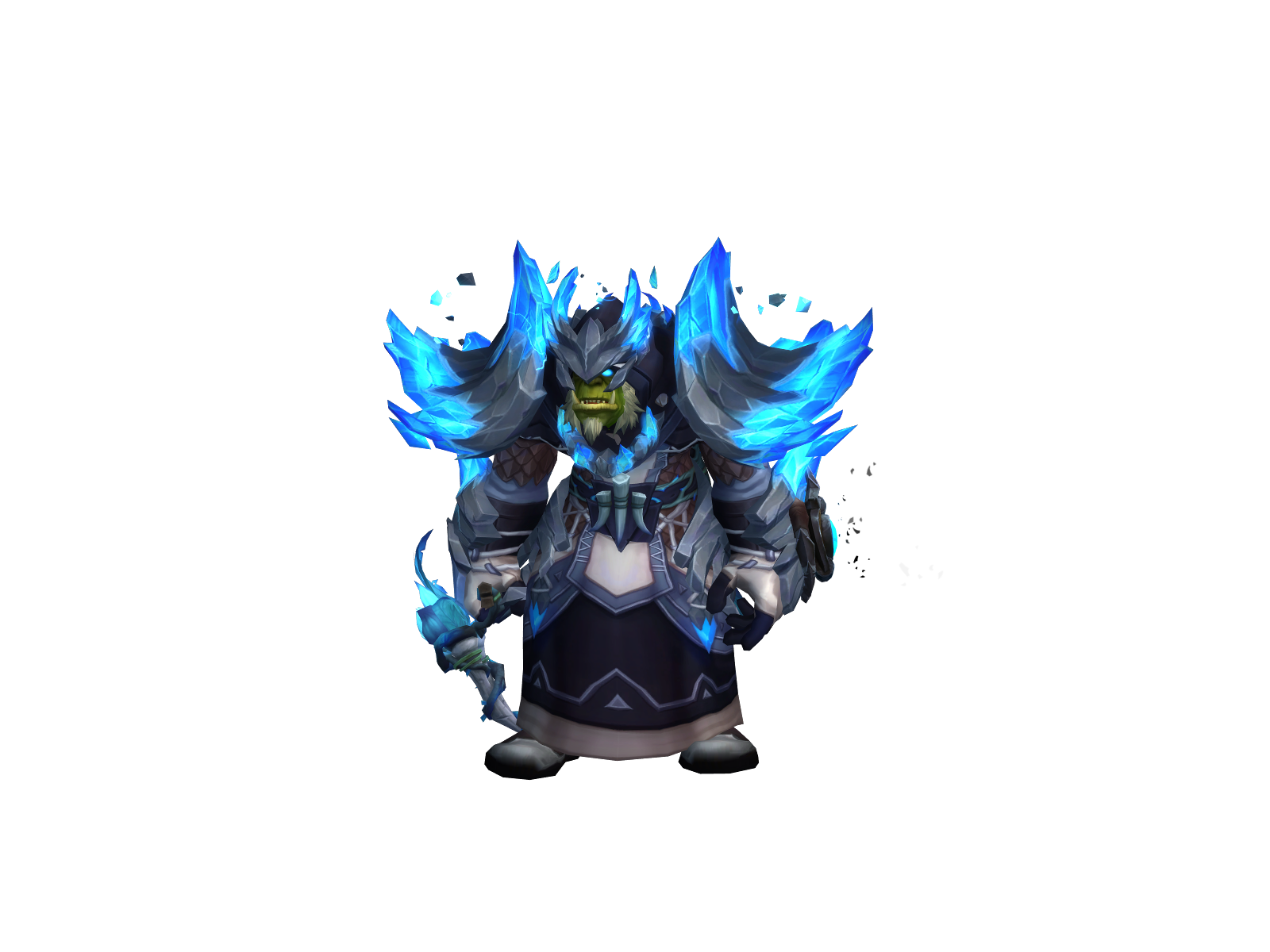 Markdashark 3D character render
