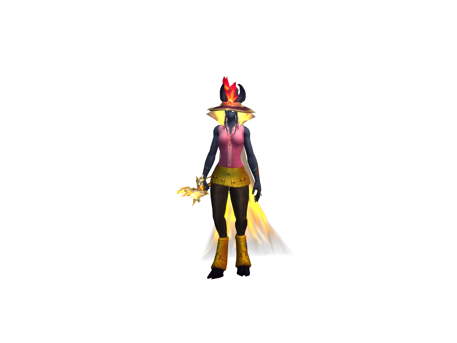 Saski 3D character render