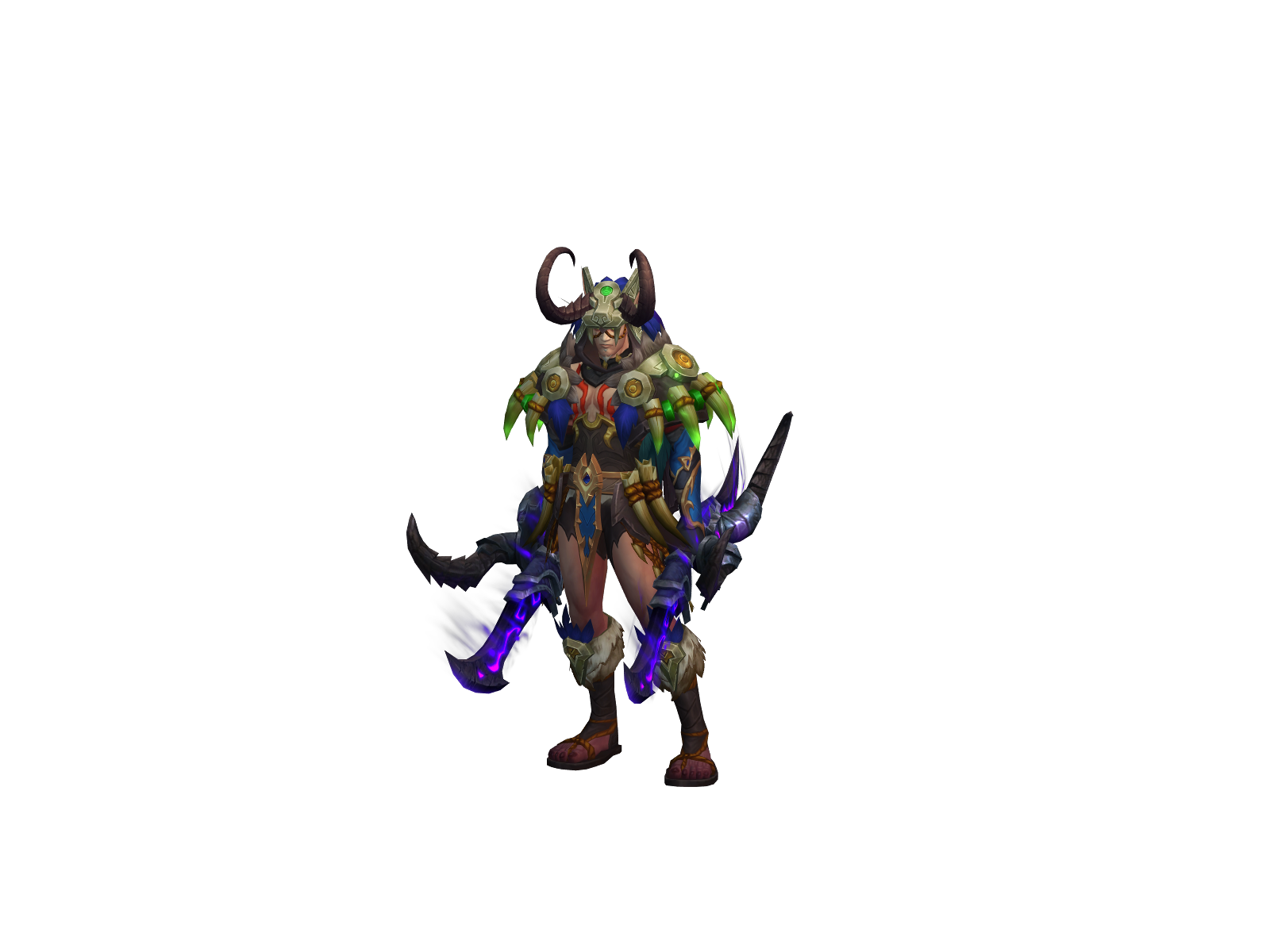 Blindedfel 3D character render