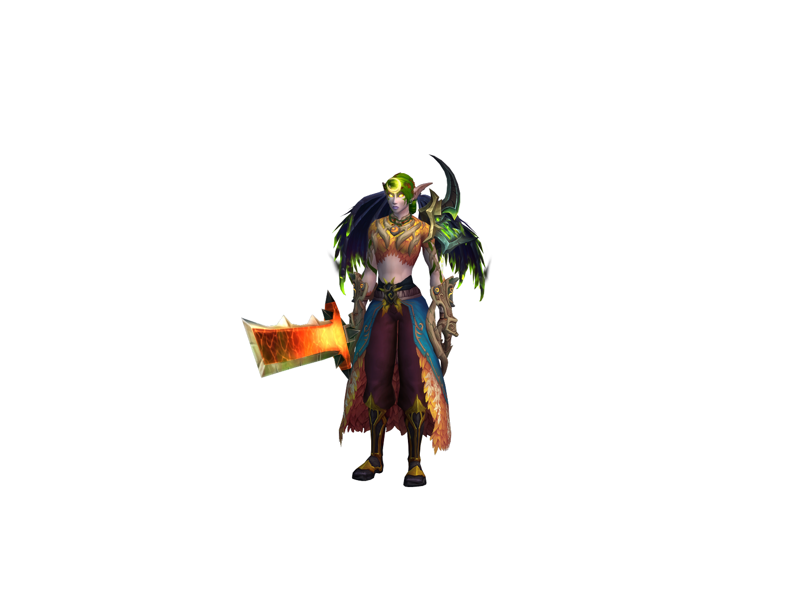 Asila 3D character render